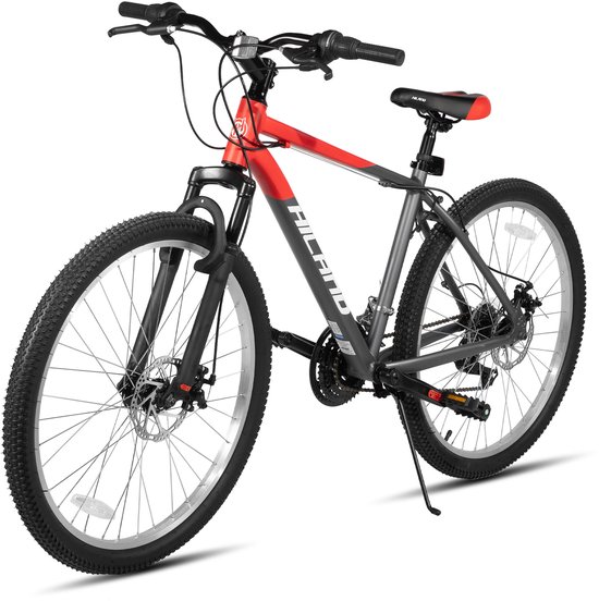 HILAND Mountainbike - 29 Inch - 18 Versnellingen - Mechanische Schijfremmen - Verende Voorvork - MTB voor Heren & Dames van Hiland — afbeelding 2