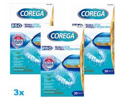 Corega Pro Beugels & Bitjes 3 x 30 tabletten - 30 stuks