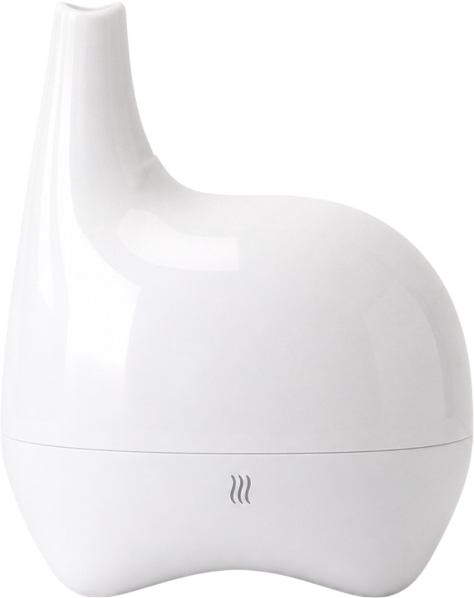 Candle Cocktail Ultrasonic Aroma Diffuser Olifant Wit – Aroma Verdamper voor Essentiële Oliën – Stille Luchtbevochtiger Kinderkamer