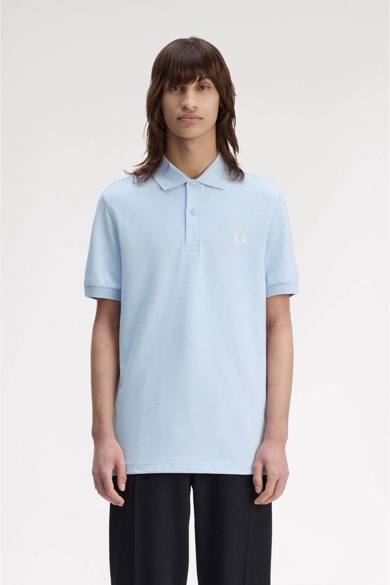 Fred Perry Polo Plain M6000 lichtblauw