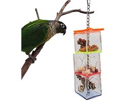 Dailygoods - Vogelvoer Assembly Blok Kit - Duurzaam Huisdier Speelgoed - Ideaal voor vogels - Voer en Speelgoed in één - Voedsel Bal - Geschikt voor p