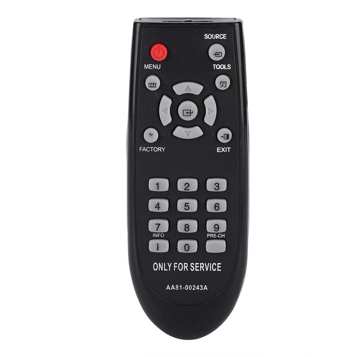 Dailygoods - TV-afstandsbediening - Slimme vervangingsoplossing - Hoogwaardig ABS-materiaal - Compact formaat - Eenvoudig in gebruik - Geschikt voor d