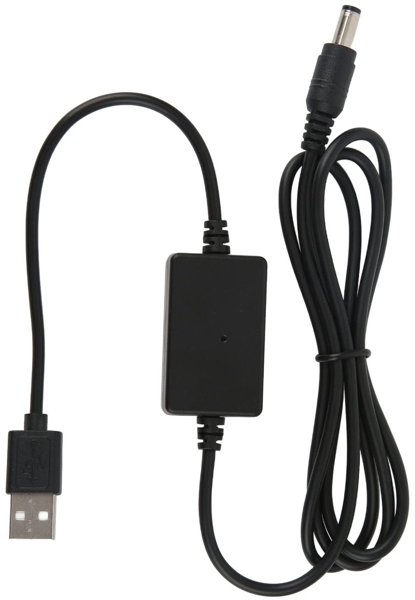 Zeynomax - Usb 5V Naar Dc 8V Converter - Voltage Boost Kabel - 1.2M Lengte - Voor Camera - Continue Stroomvoorziening - Geschikt voor Bureaulamp