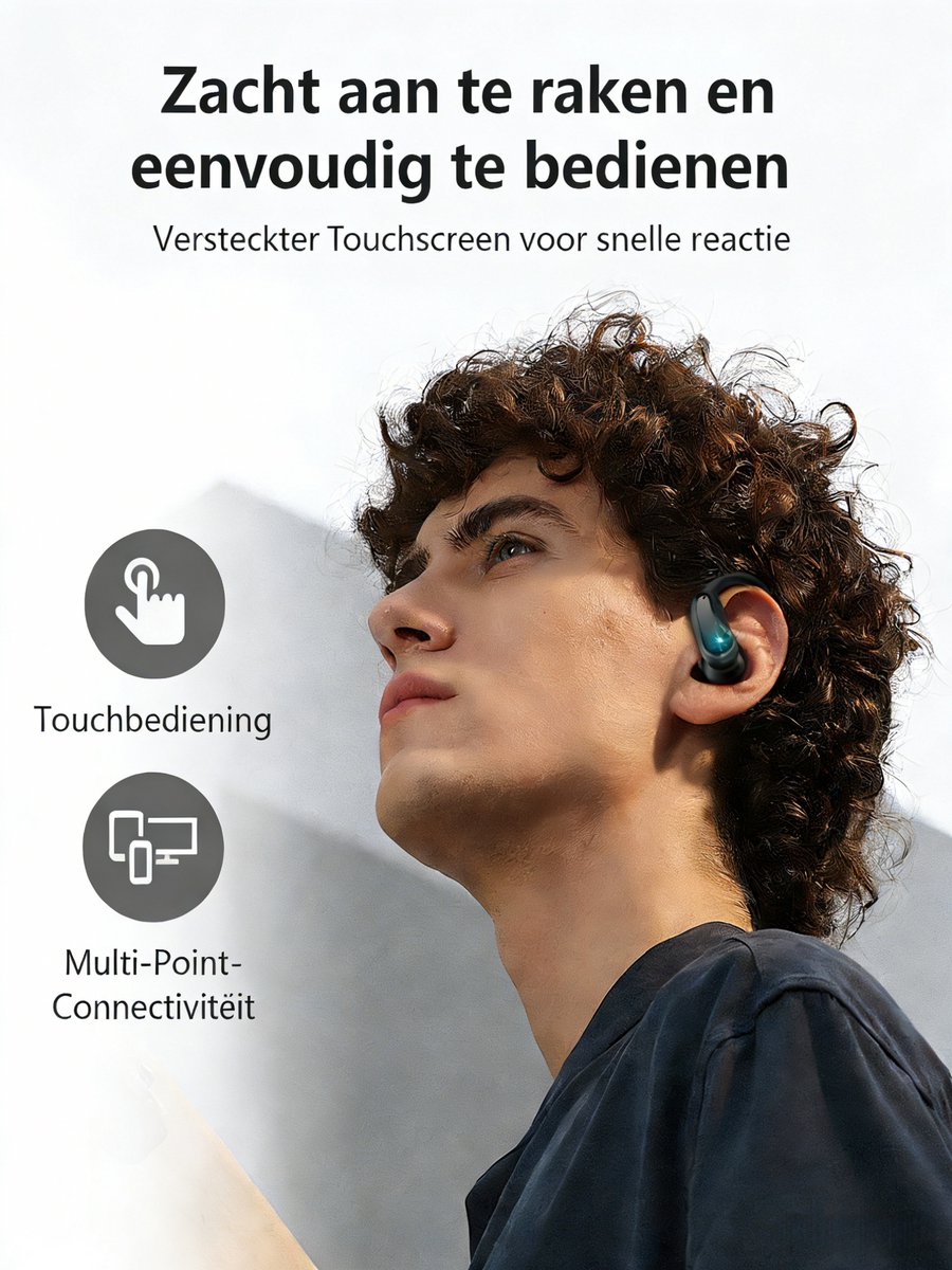 Bluetooth 5.3 sportoordopjes - 48 uur lang meeslepende bas in-ear hoofdtelefoon - met HD-microfoon - IP7 waterdichte draadloze oortelefoon - 500 mAh oplaadcase met hoge capaciteit - LED-display - ENC ruisonderdrukkende oordopjes voor hardlopers — cadeau in Elektronica - foto 5