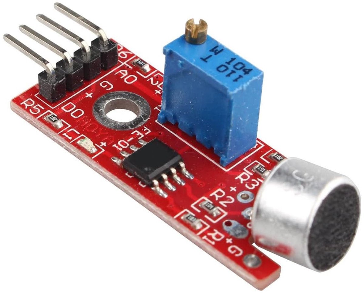 Zeynomax - Hoge Gevoeligheid Microfoon - Geluid Spraakdetectie Sensor Module - Ideaal voor Arduino en Raspberry Pi - Zilver - Hoge gevoeligheid - Vo..