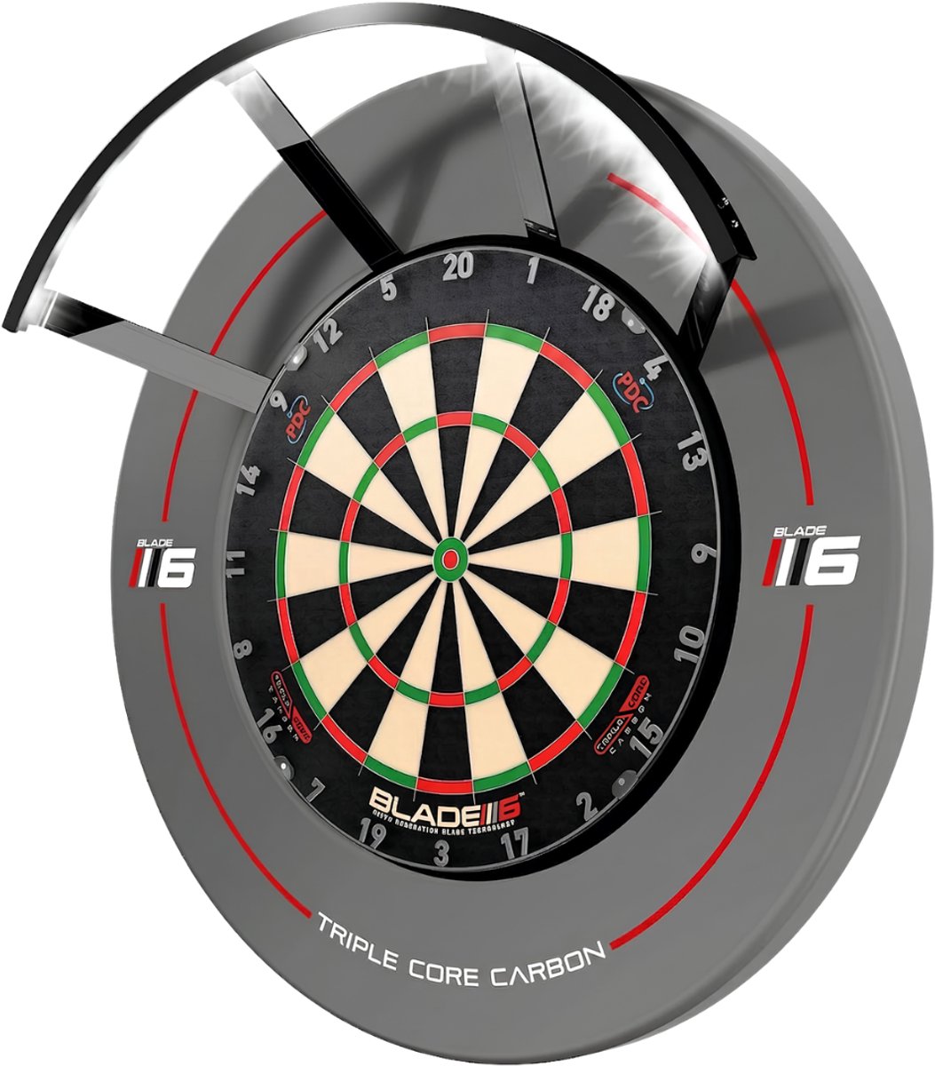 DnA® Dartbord Surround Ring - Dartbord Verlichting - Dartsbord - Zwart - 75cm x 75cm x 7cm