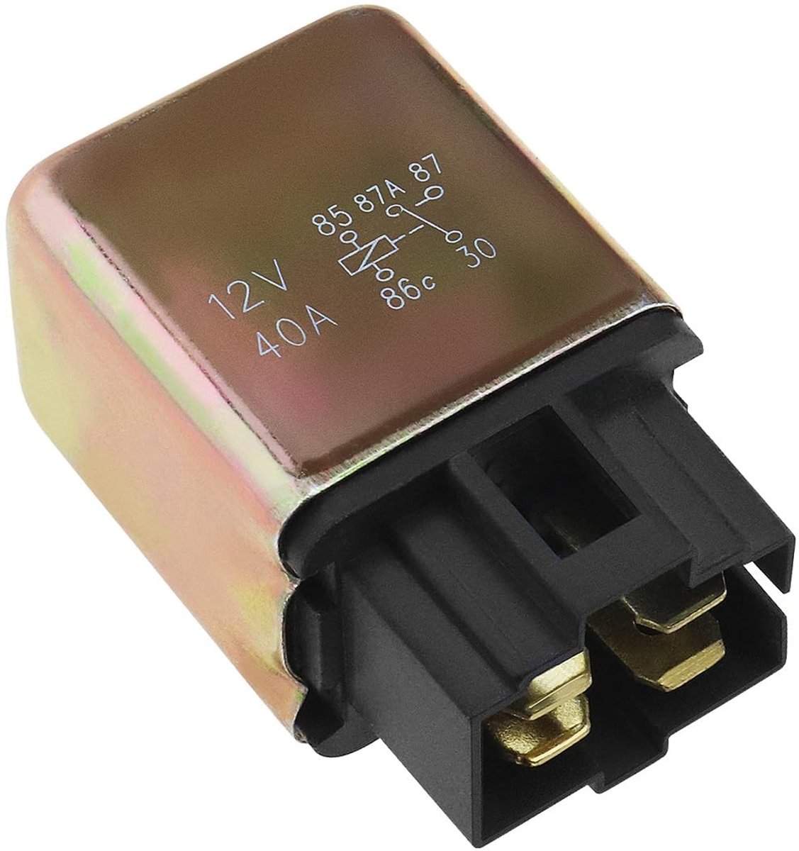 Vlemico - Startmotor Relais - Vervangende Onderdelen - Betrouwbaar en Duurzaam - 12V 40A - Geschikt voor Quad Bikes - Model EC...