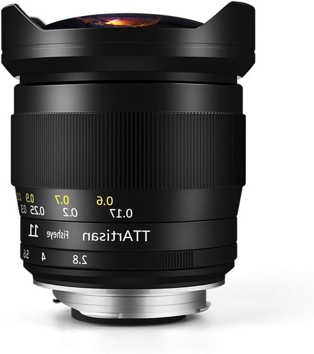 11mm F2.8 Camera Lens Full Frame Fisheye voor Canon R Mount Cameras - Perfect voor Landschapsfotografie, Creatieve Opnames en Vloggen