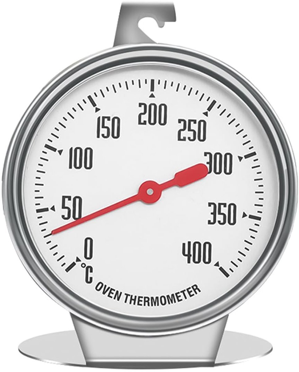 By shayne - Oven Thermometer - Roestvrij staal - Duurzaam en makkelijk te reinigen - Keuken thermometer - Geschikt voor elke oven - Professioneel mode