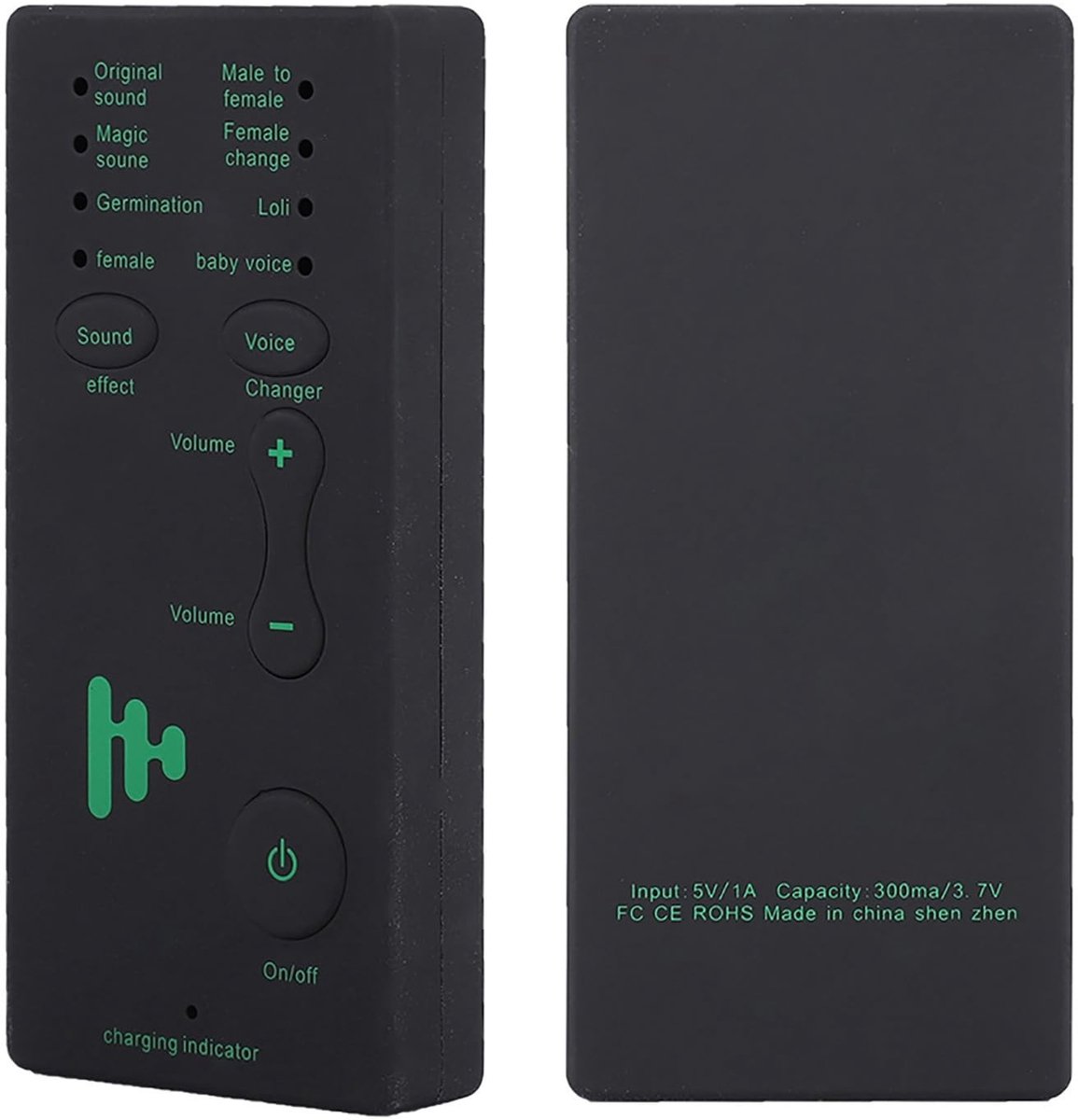 By shayne - Voice Changer - Mini Externe Geluidskaart - Draagbare Voice Changer - Mobiele Telefoon - PC - Real-time Geluidsverandering - Geschikt voo.