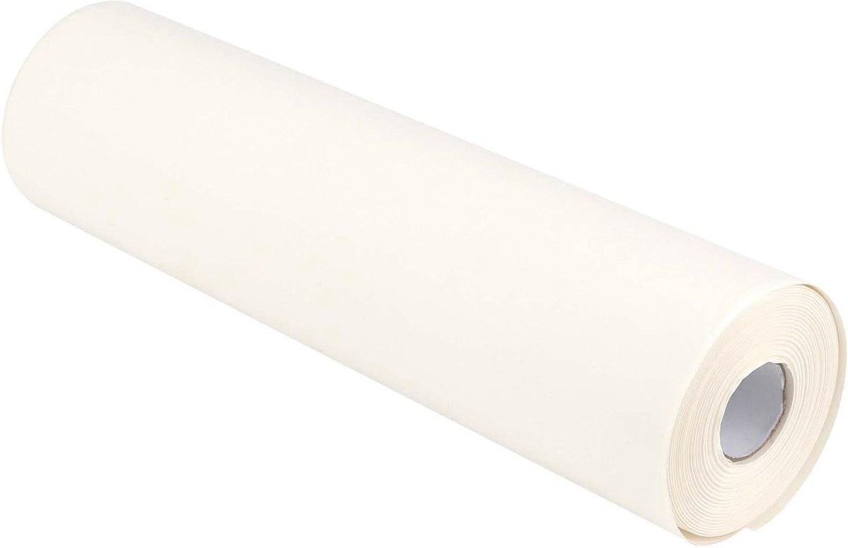 Natuurlijke Tekenpapier Rol 44cm x 25m - Ideaal voor Schilderen, Ambachten en Verpakking