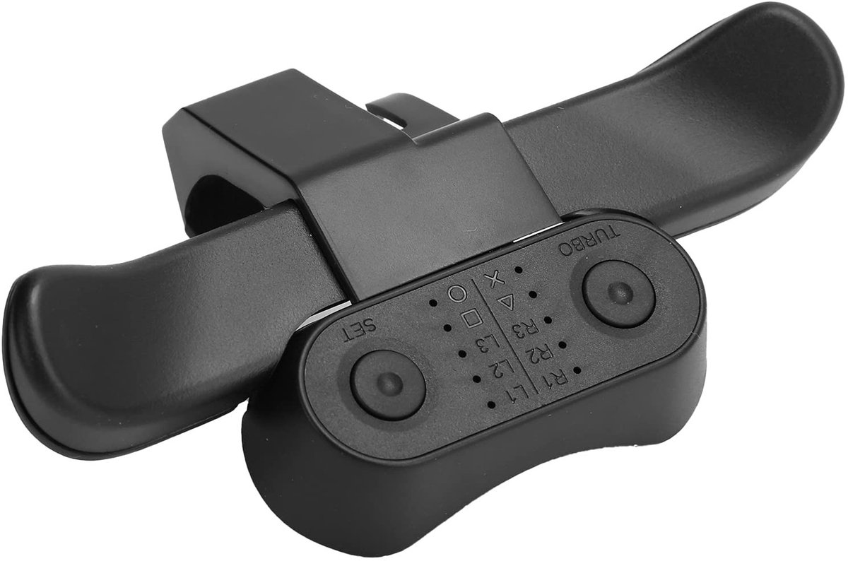 Zeynomax - PS4 Controller Paddles - Duurzame Back Button Attachment - Burst Functie - Zwart - Controller Accessoires - Geschikt voor PS4 - PS4...