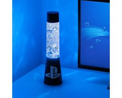 PlayStation Glitter Liquid Flow Lamp met Zwevende Controllericonen – Officieel Gelicentieerde Sony…