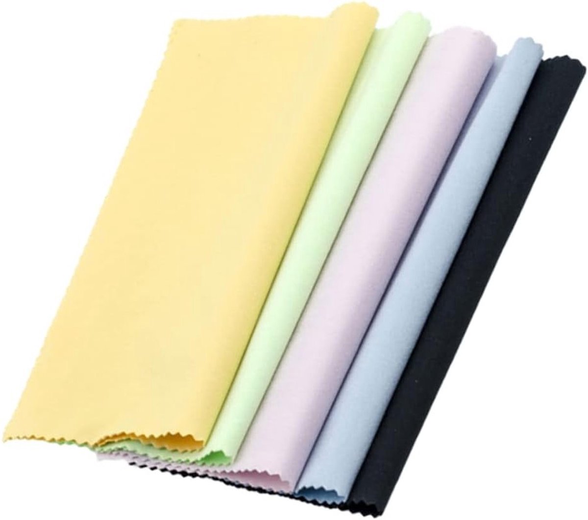 Set van 10 Schoonmaakdoeken voor Mobiele Telefoons, Laptops en Tablets - 14.5 x 14 cm, Zacht en Krassenvrij, Makkelijk te Wassen