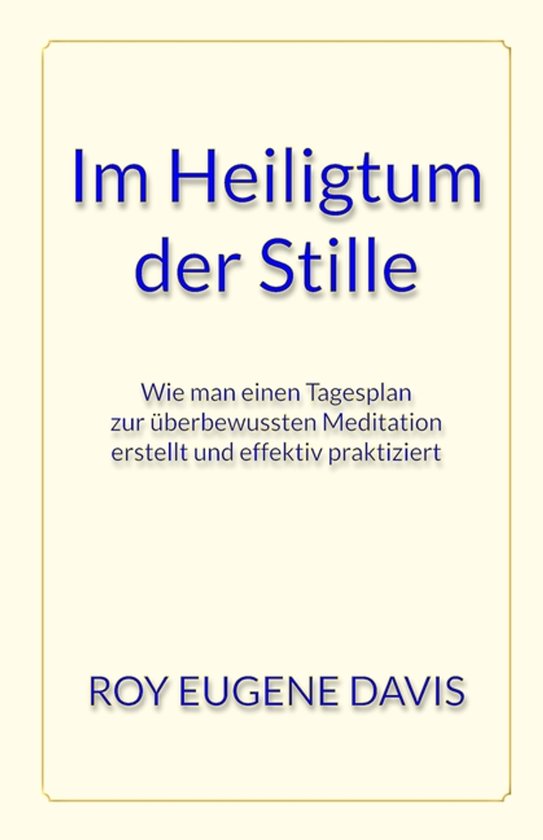 Im Heiligtum der Stille - cover