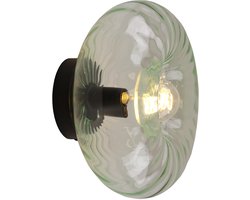 Olucia - DIANE - Wandlamp - Groen / Zwart - Vorm: Rechthoek