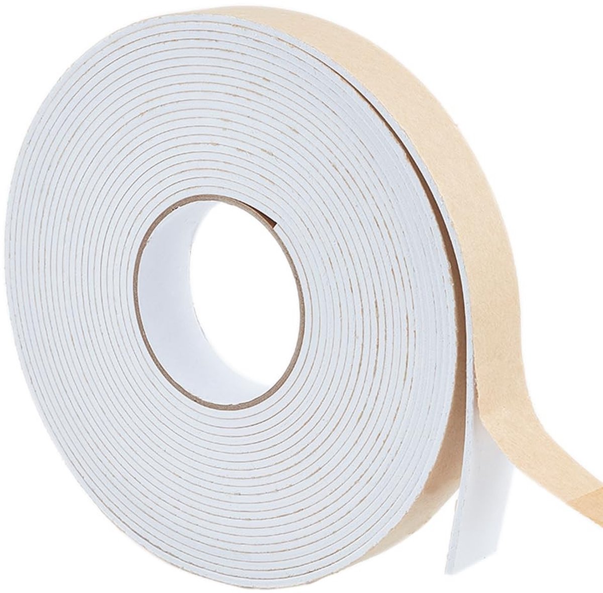 Dailygoods - Afdichtingsstrips Wit Schuim 10m voor Meubels en Auto's