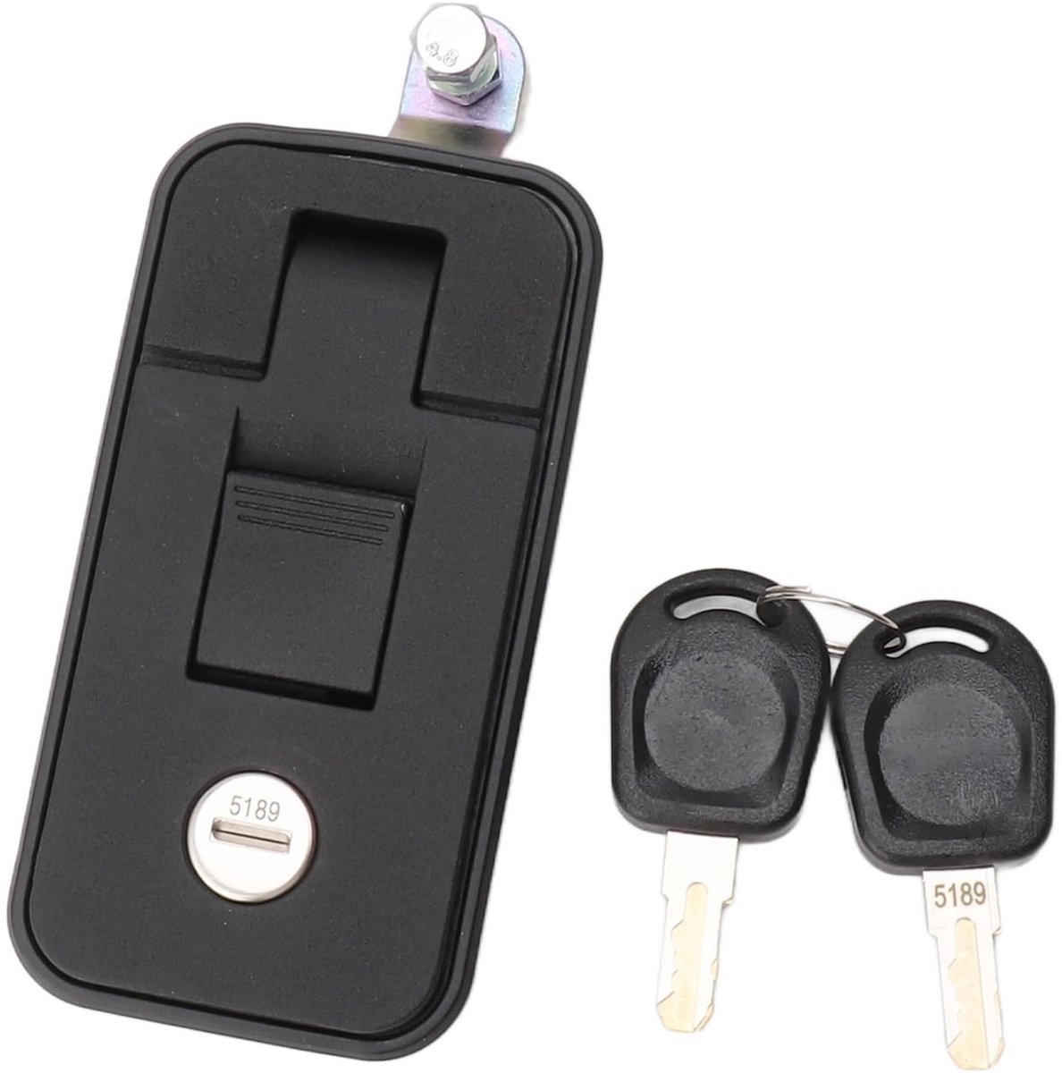 Dailygoods- Compressie Latch Verstelbare Hendel - Vergrendeling met Sleutel - Geschikt voor RV's/Campers/Caravans - Versterkte Stalen Plaat - Eenvoudige Installatie - Gemoedsrust voor Bezittingen