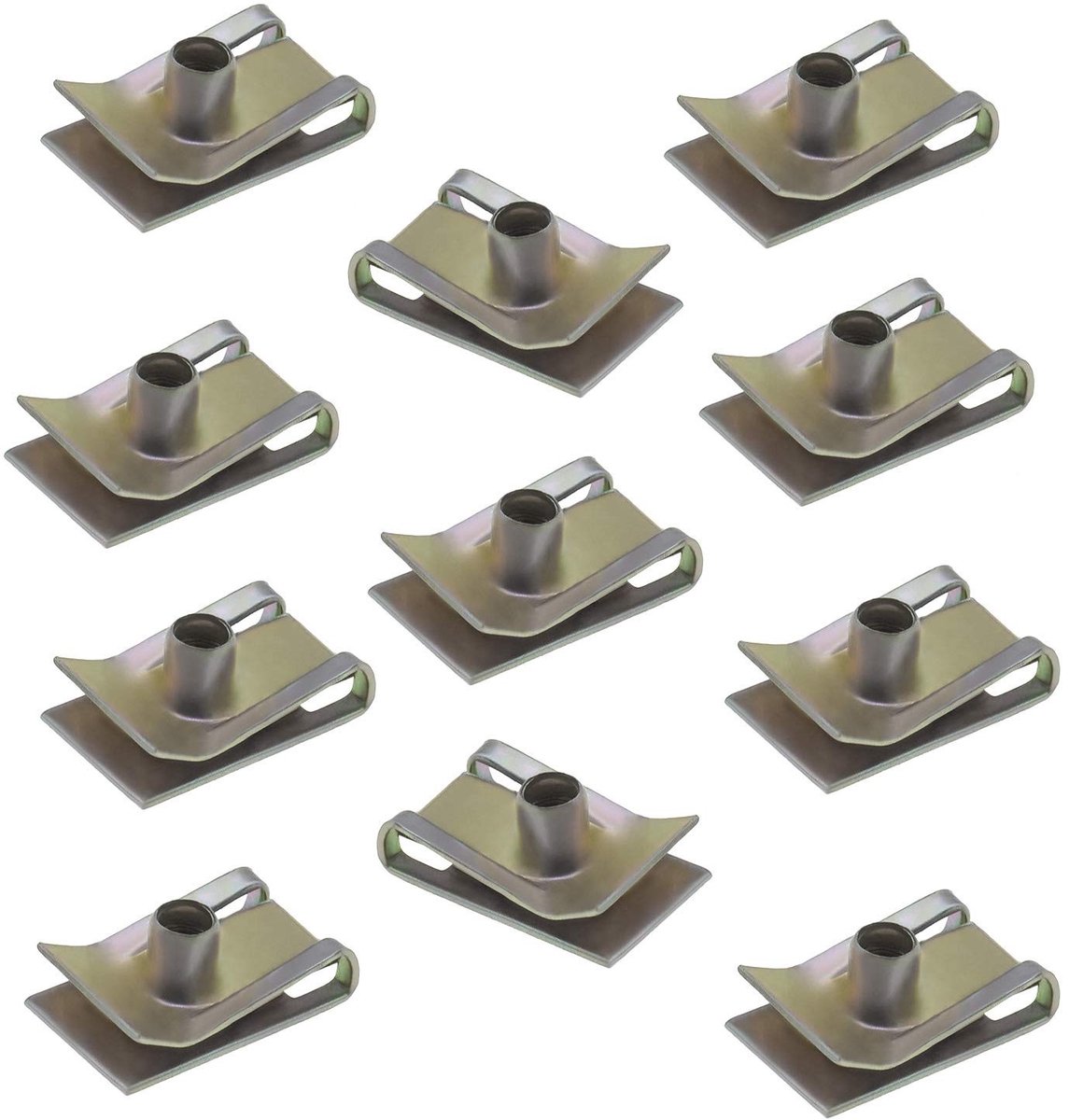 LAUZY- Schoorsteen Clips 20 Stuks - M6 U-Clips - Bevestigingsclips Auto - Duurzaam Metaal - Stevige Fixatie - Corrosiebestendig