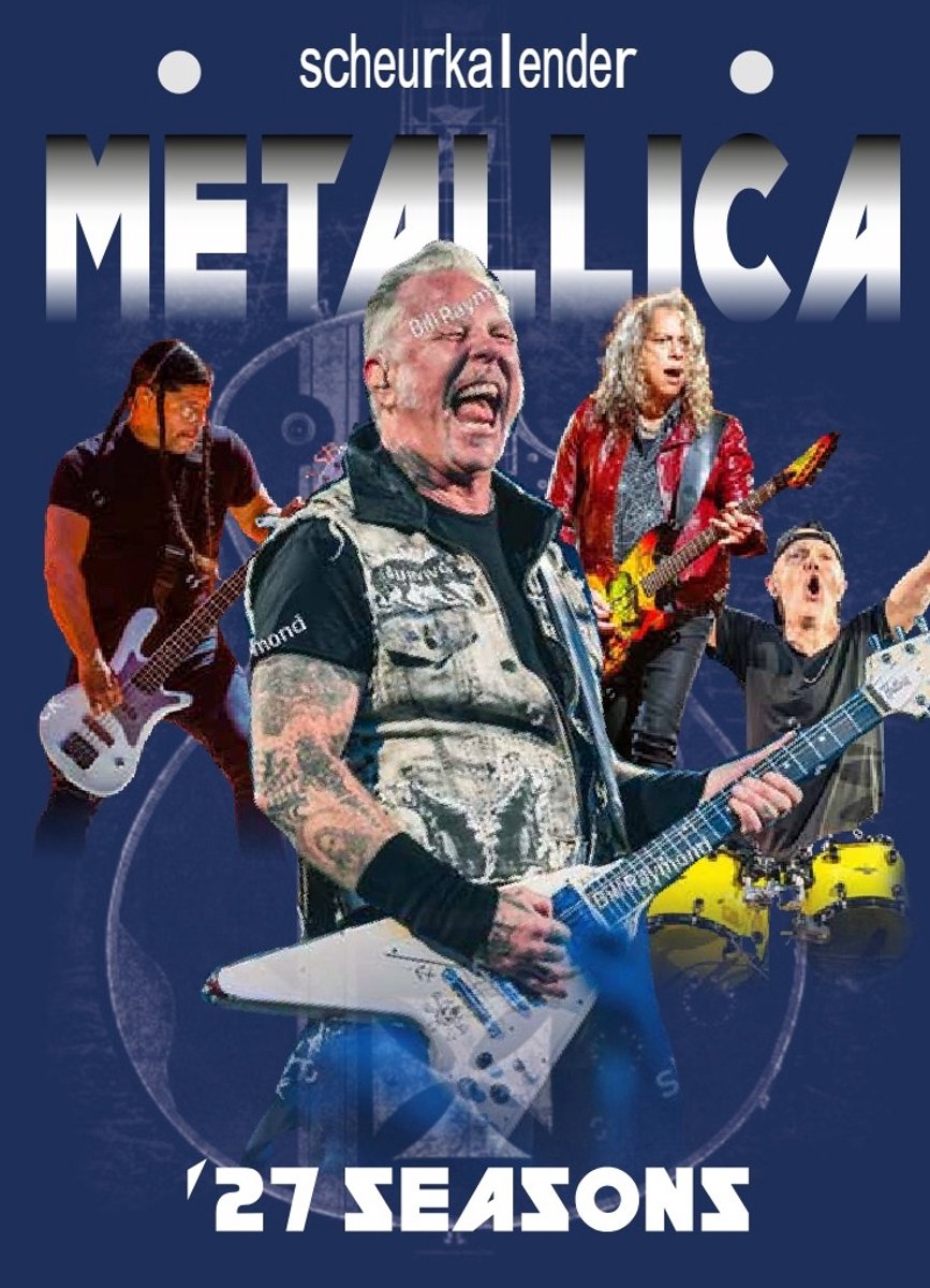 Metallica scheurkalender 2027