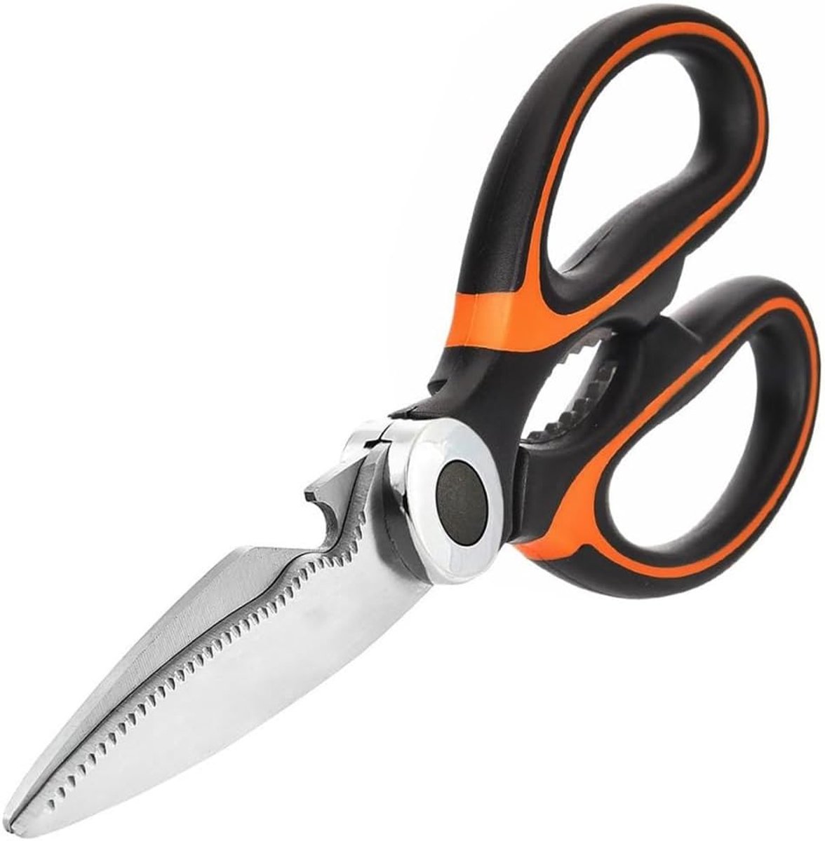 Keukenschaar - Tuinschaar - Robuuste multifunctionele tuinschaar - Geschikt voor bloemen, fruit, groenten, stekken en potplanten - Oranje