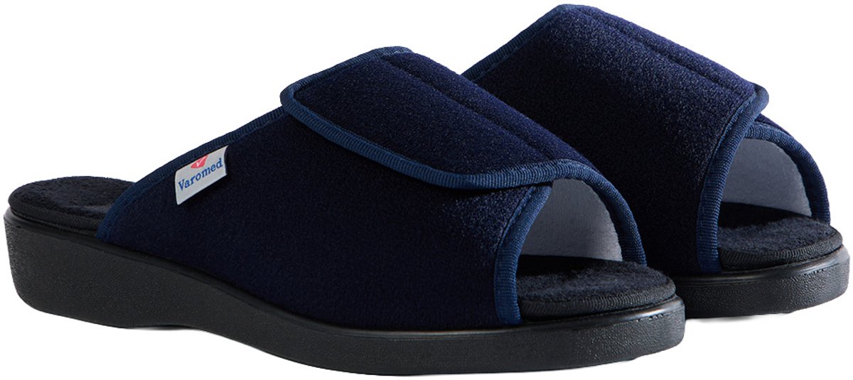 Varomed - Ibiza - Slipper - maat 41 - marineblauw - met CE keurmerk - verbandschoenen - verbandpantoffels - verbandsloffen -