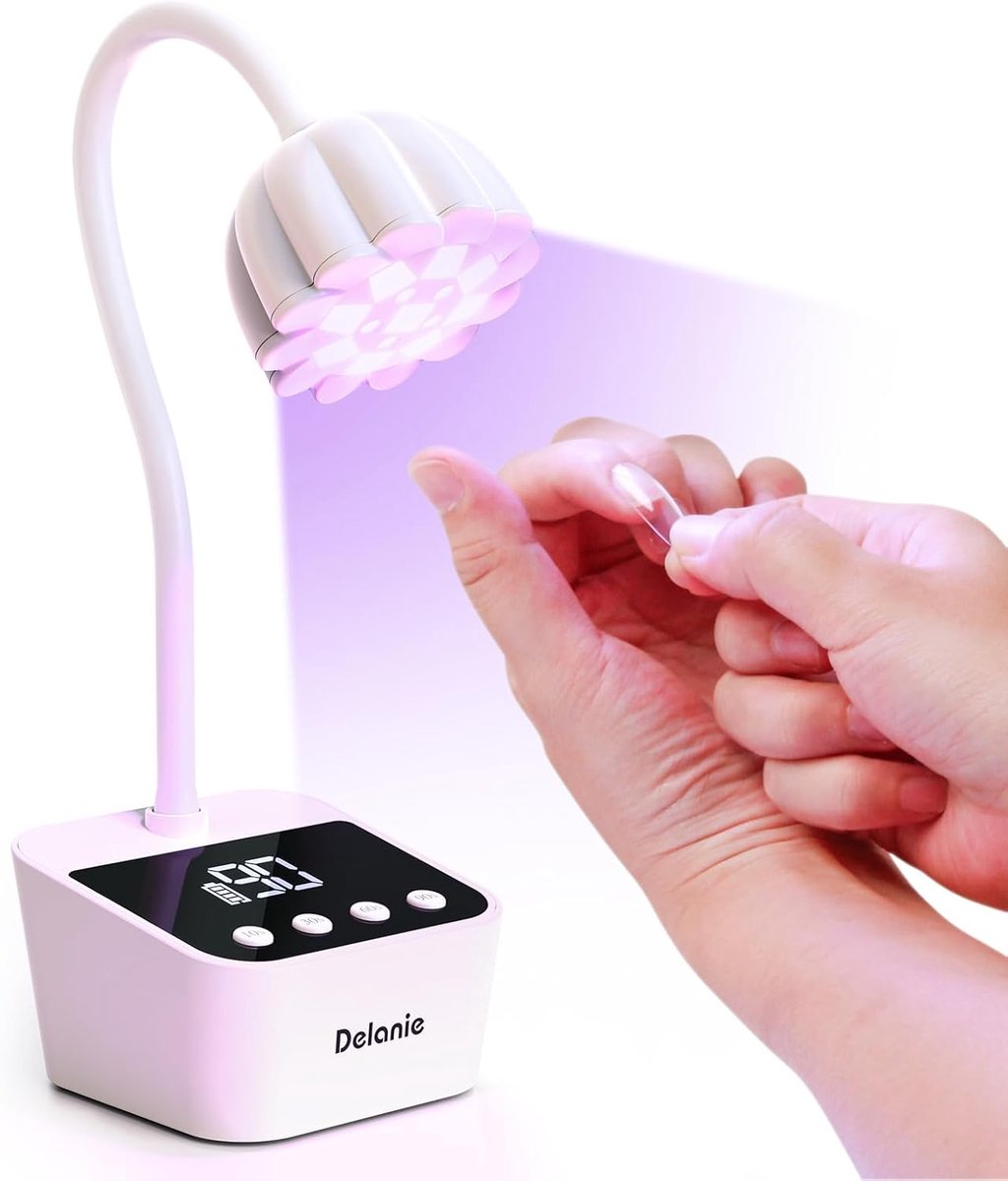 UV Lamp Nagels - Nageldroger Gel - Nagels Cureren - Slimme Sensor - 4 Timers - Wit