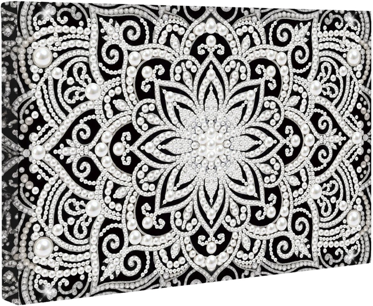 Adorzy Diamond Painting Op Canvas Mandala – Pearl Paintings - Diamond Painting Volwassenen – Diamond Painting Volledig Pakket