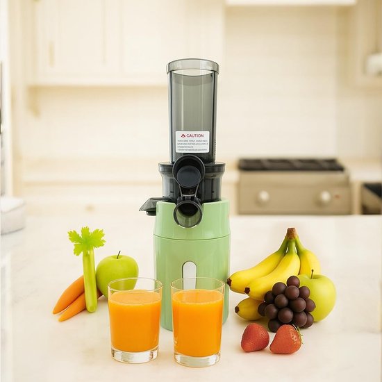 Sapcentrifuge - Slowjuicer - Gezond sap maken - Enkele vijzel - Niet gespecificeerd - Zilver — afbeelding 3