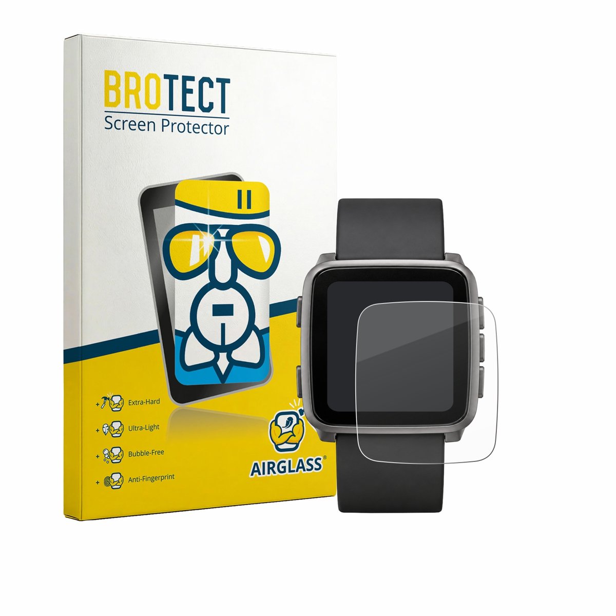 Screenprotector voor Pebble Time 2 2026 Beschermglas transparant