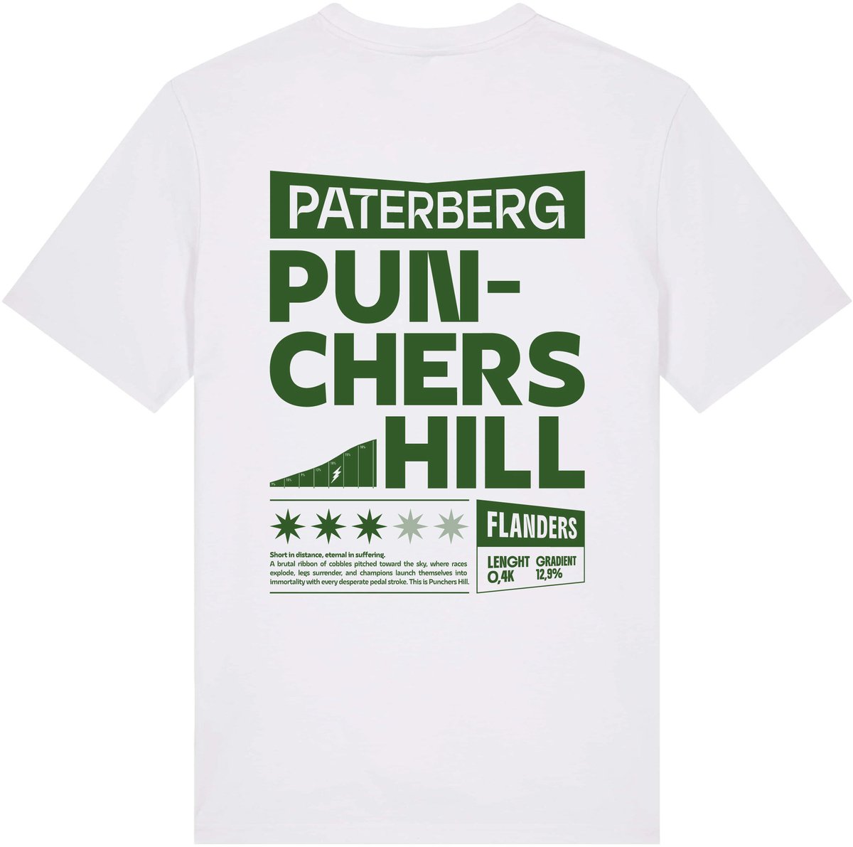 Witte ka:sei Paterberg T-shirt - maat M