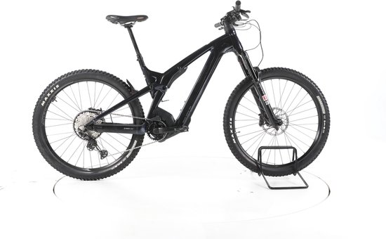 Scott Patron eRIDE 920 elektrische mountainbike, glanzend zwart, met Bosch middenmotor.