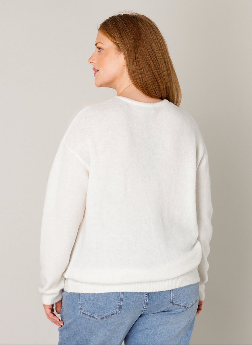 BASE LEVEL CURVY Yulia Cover ups - Ecru - maat 4(54/56)