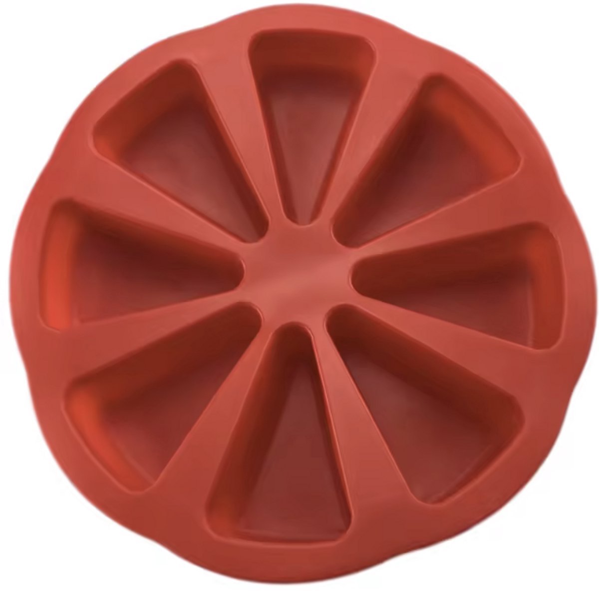 Okado Siliconen Taartvorm Ø27 cm – 8 Punten Bakvorm – Rond – Oven & Magnetron – Vaatwasser & Vriezerbestendig – Voor Taart, Cake en Brood