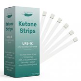 Ketonentest - 100 strips - Keto - Dieet - URS-1K - FDA Keurmerk - Ketose - Urine - Test - Strips - Meter - Ketonen