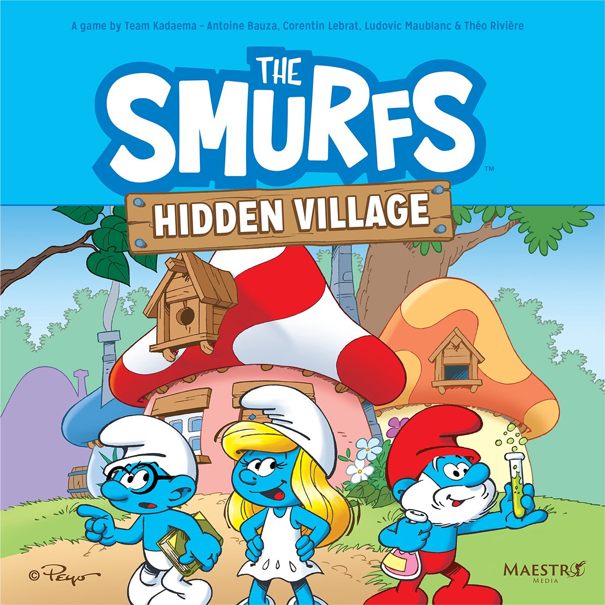 The Smurfs Hidden Village - Bordspel - Engels