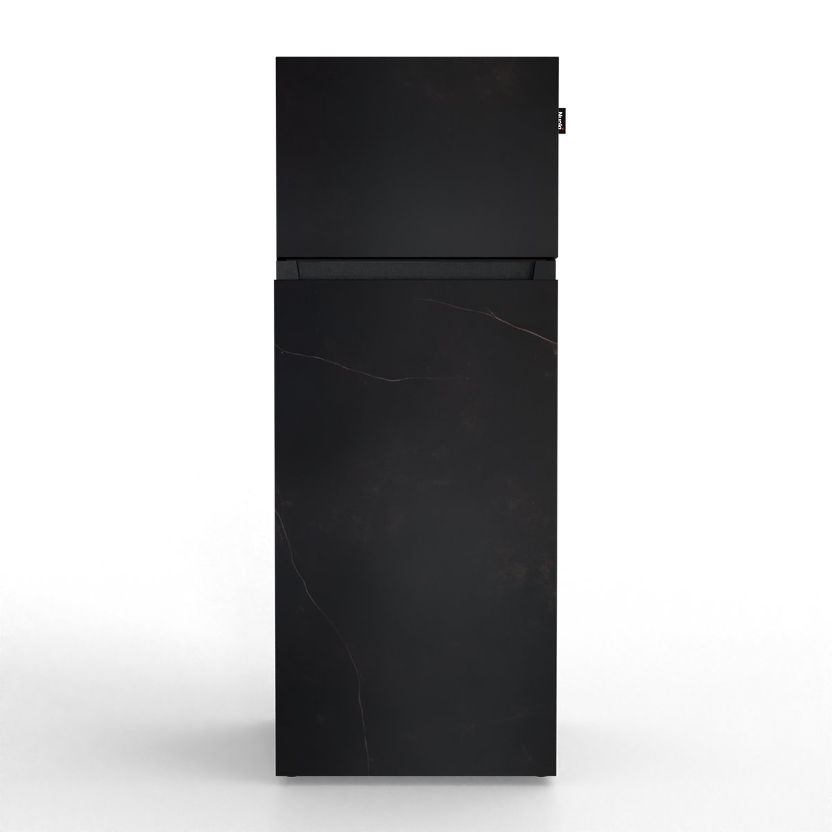 NUNKI MEDIUM-AKEL / Dubbel-Deurs Koelkast, E Klasse, 206l, Zwarte Marmerlook Kelya, Satin (ALL sides)