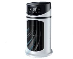 Avemnext Draagbare Luchtkoeler Bureauventilator - USB Persoonlijke Airconditioner met Bevochtiger - Stille Koelventilator voor Thuis en Kantoor