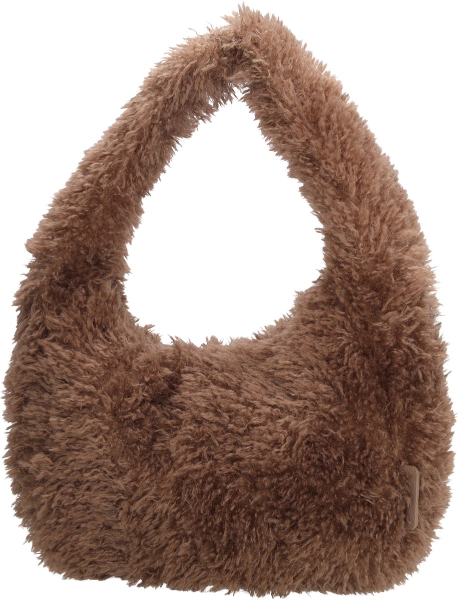 Beagles El Rio Handtas - Fluffy Tas - Schoudertas - Verstelbare Schouderband - Dames - Crossbody - Taupe