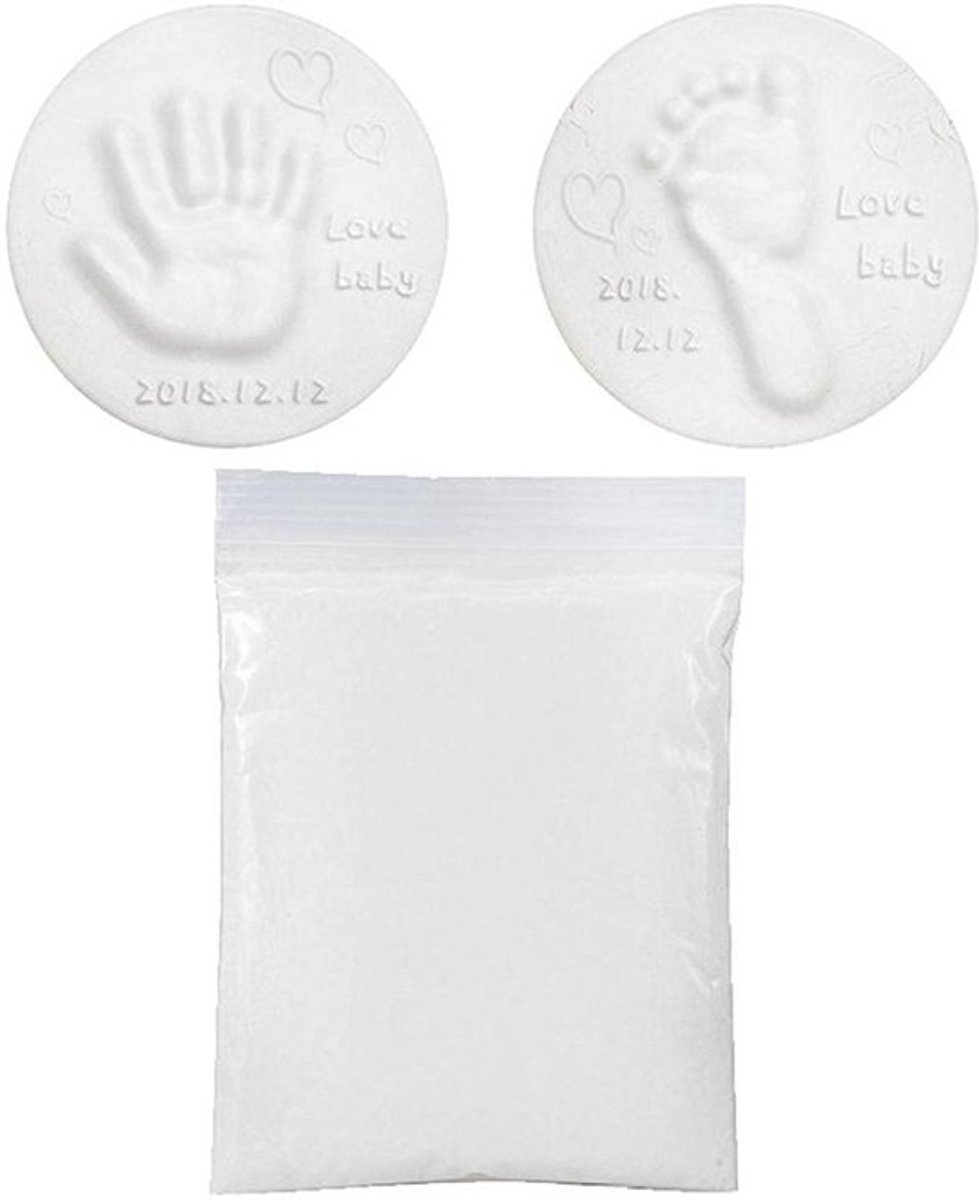 Allecto - Baby Handafdruk Voetafdruk Klei Kit - Niet-giftig en veilig