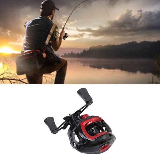 LIVIA HOME - Metalen Baitcasting Reel - Hoogwaardige Visserij Reel voor Zoet en Zoutwater van Livia Home — afbeelding 5