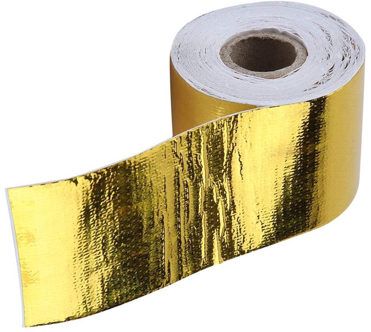 SMOAKEZ- Plakband Hitteschild - Aluminiumfolie - Warmte-isolatie - Geluidsabsorptie - Vlamvertraging - Corrosiebescherming - 10 m x 5 cm - Isolatietape