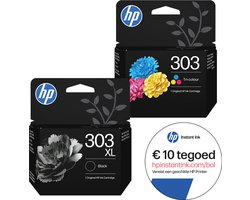 HP 303 - Inktcartridge - Origineel - 303XL Zwart & 303 Kleur + Instant Ink tegoed