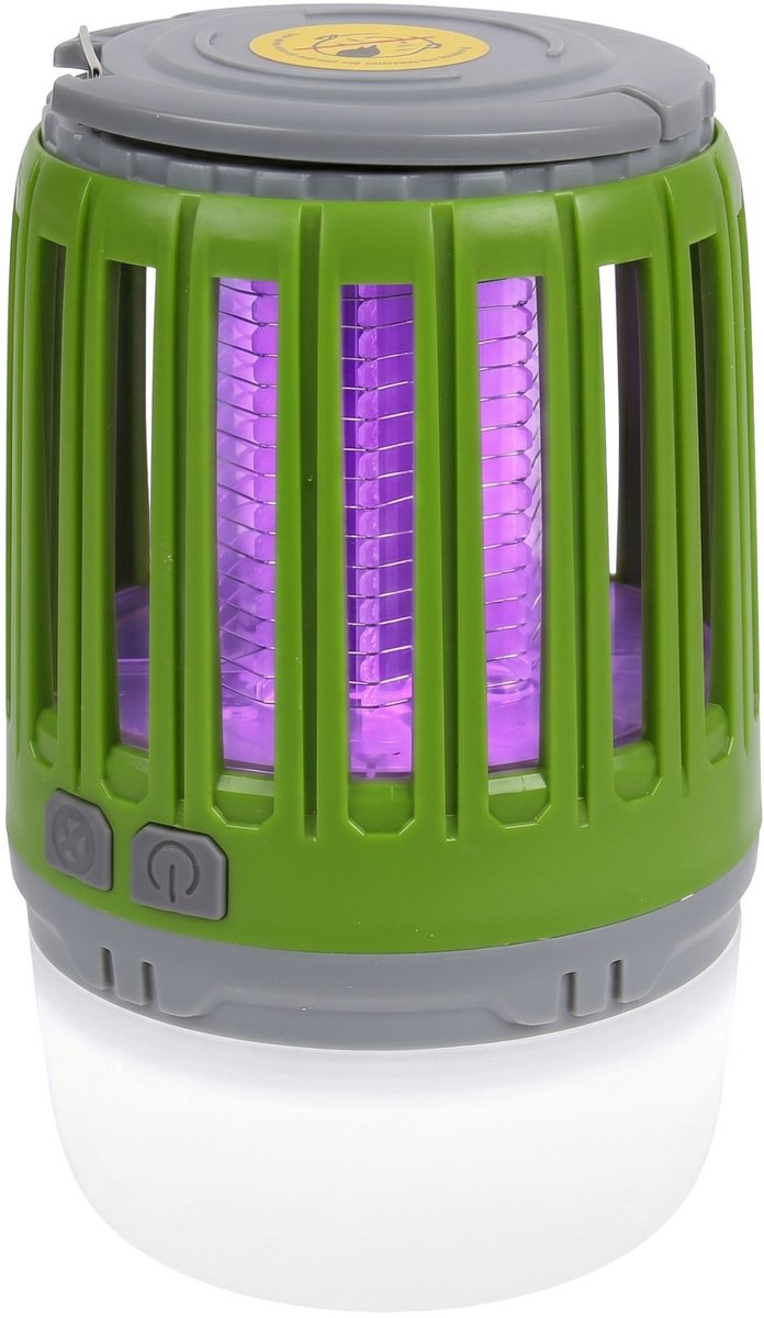LED campinglamp op accu, muggenverjager, 2in1 - 13,3x7,3 cm — afbeelding 2
