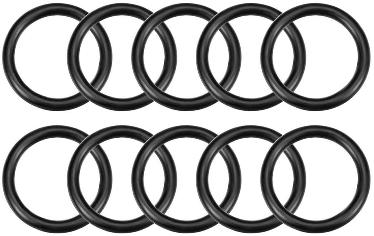 Dailygoods - Nitrilrubber O-Ringen - Afdichtingsring 28mm - 10 Stuks - Metrisch - Rubberen Ringen voor Loodgieterswerk - Geschikt voor Auto Reparatie