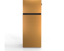 NUNKI MEDIUM-ABRZ / Brushed Bronze Design Koel-vriescombinatie - 206L - E-label - Volledig in kleur