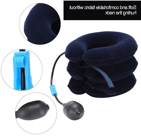 Cervicale Halstractie Apparatuur voor Chronische Nekpijn, Ademend Ondersteuningshalskraag voor Spine Alignement en Nekstretching — afbeelding 2