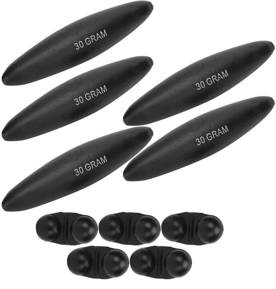 Visdobbers Set - Vlotters Vissen - Vissen Op Zee - Hoge Gevoeligheid - 5 stuks - Zwart van Merkloos — afbeelding 5