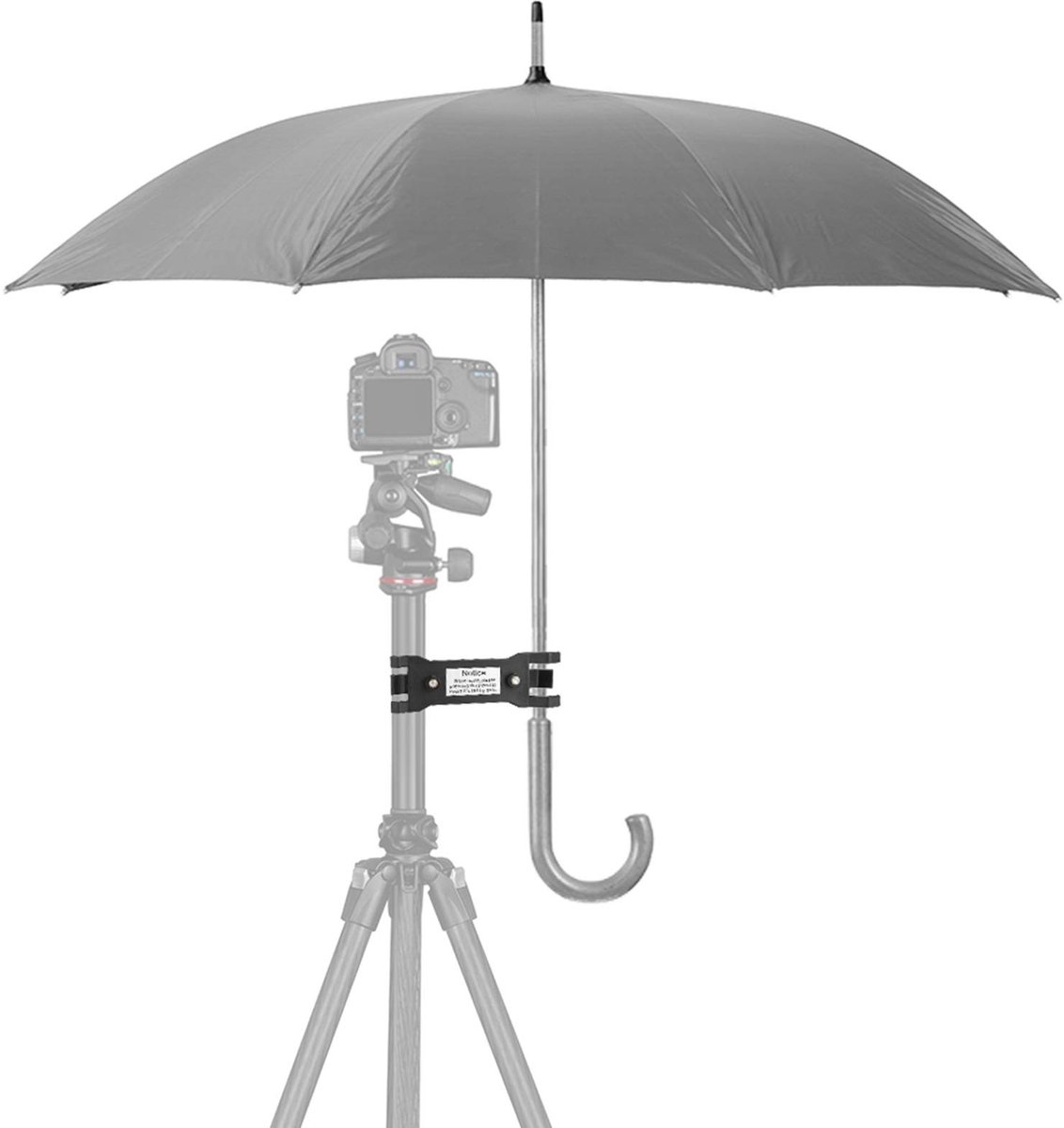 Dailygoods - Clip voor Paraplu - Statief Accessoire - Draagbaar en Lichtgewicht - Camera Bevestiging - Fotografie Ondersteuning - Geschikt voor Buiten...