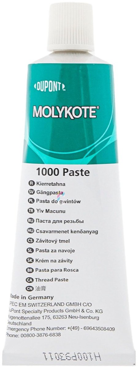 MOLYKOTE 1000 Schroefdraadpasta 100 gram